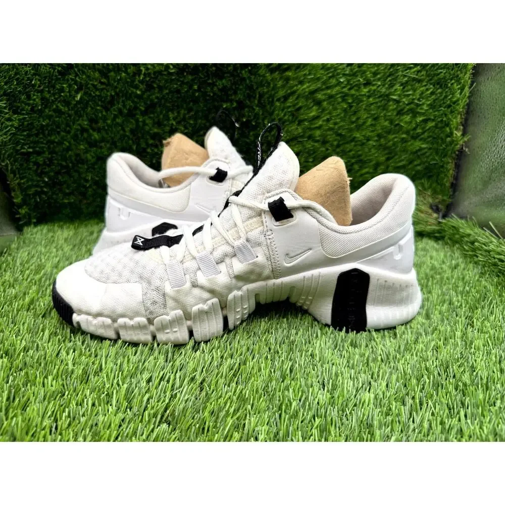 Nike Free Metcon 5 TB FN6616-100 Athletic Sneaker Men's 7 White Mesh Gym Sports